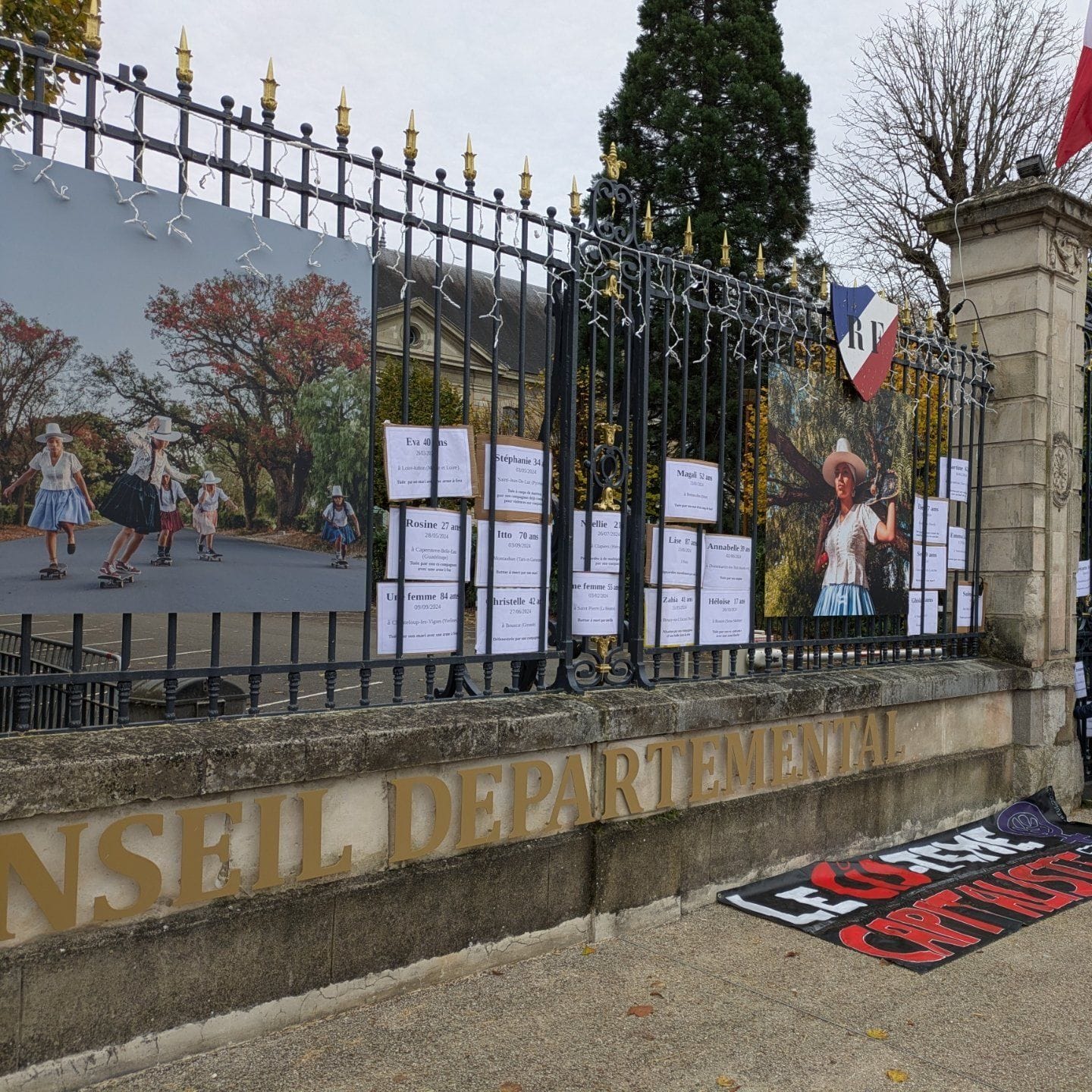 manifestation contre les violences faites aux femmes et des minorités de genre