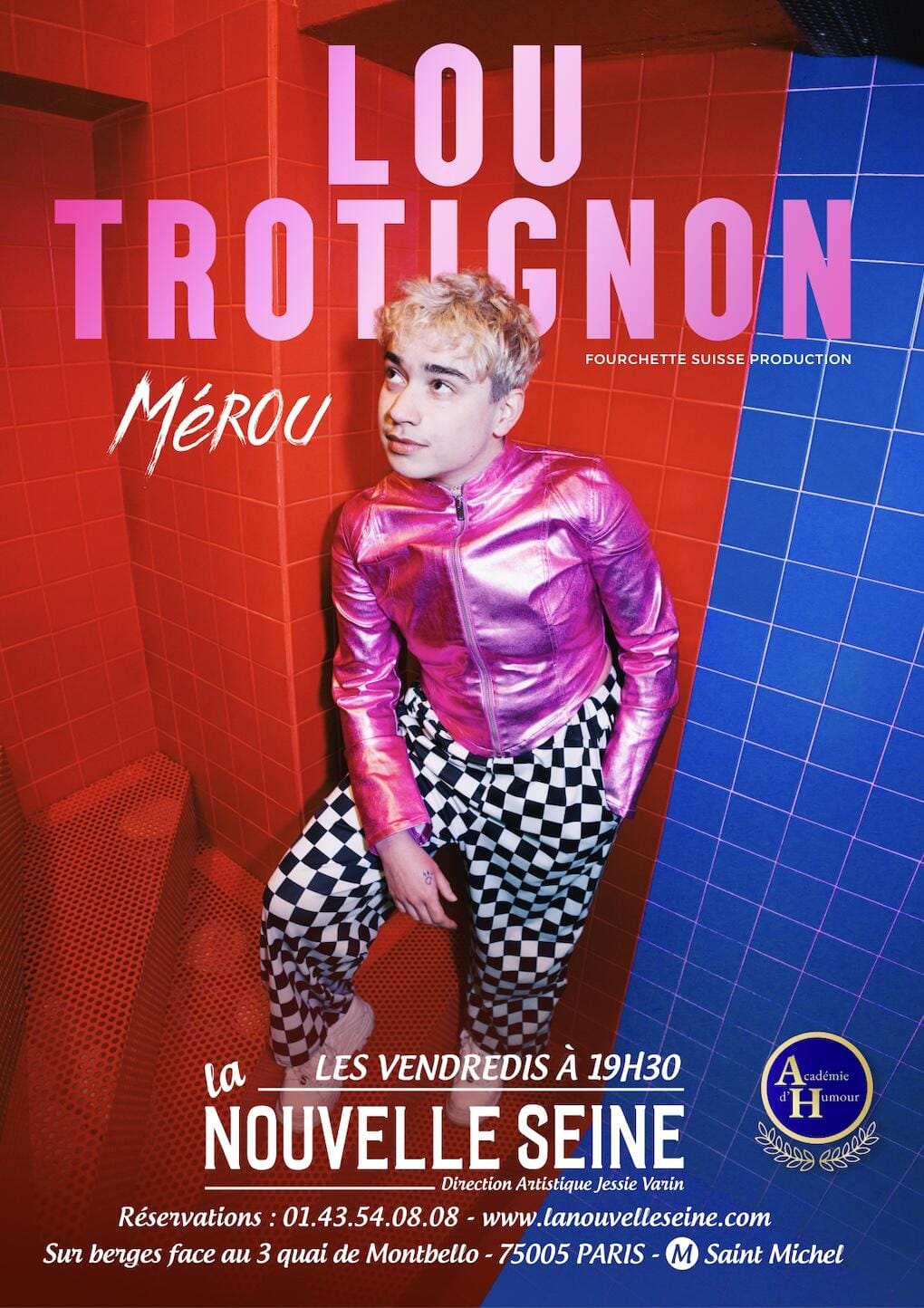 Venez découvrir Lou Trotignon, dans Mérou, au Comédie Club Le Mans. le 22/11 à 21h