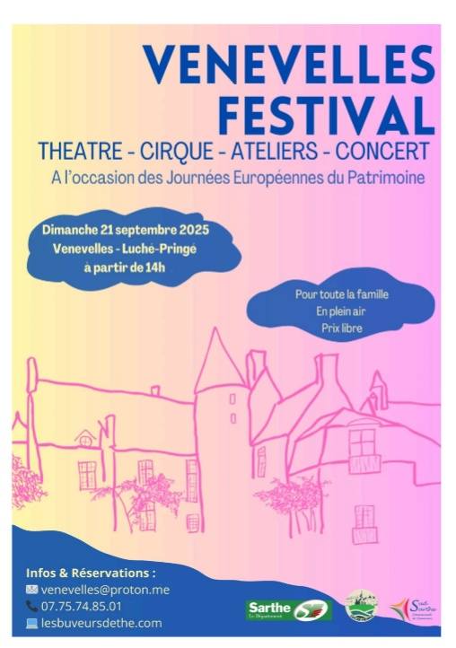 dimanche 21 a 14h journées du patrimoine, RDV au manoir de Venevelles à Luché Pringé
