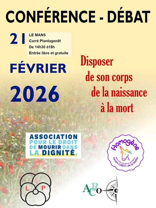 conférence-debat au sujet de « disposer de son corps de la naissance à la mort »